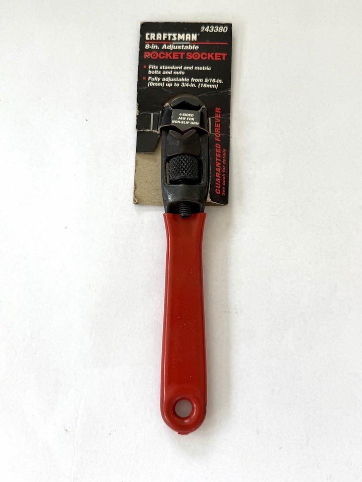 NOS (never opened) Craftsman Pocket Socket adjustable tool — Made in USA, still sealed, from when Craftsman meant something and lifetime warranties were real.