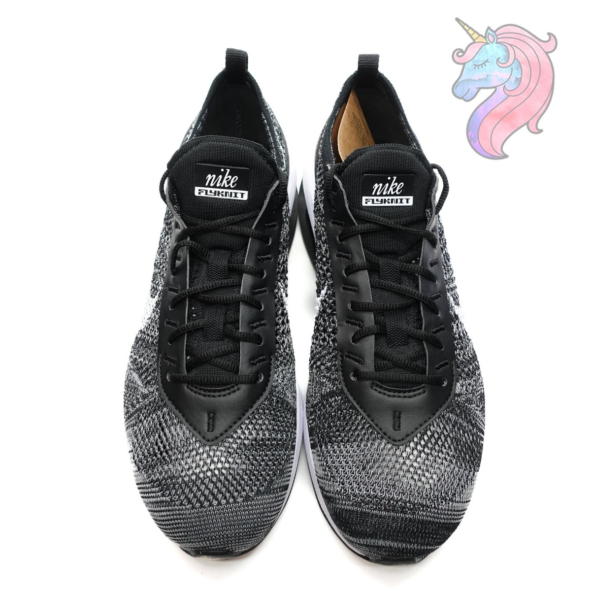 Nike Air Max Flyknit Racer Oreo Black White DJ6106-001 Men\'s Size 7.5 Women\'s 9 Nike - Men - Air Max Flyknit Racer - Black/White – Nohble main image 4