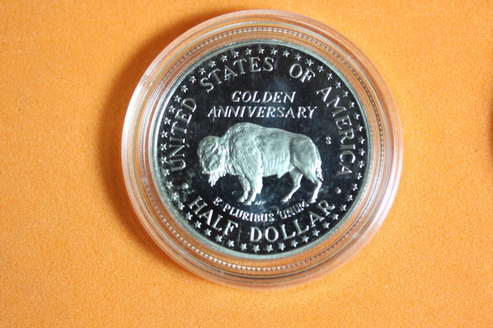 1991-S 50c S MOUNT RUSHMORE MODERN COMMEMORATIVE HALF DOLLAR #K30052 - Image 2 of 2
