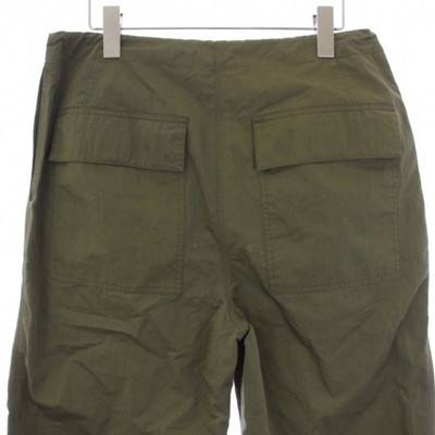 URBANIC NYLON PANTS ZIP FLY L KHAKI BM Used