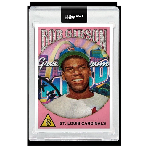 Topps PROJECT 2020 Card 249 - 1959 Bob Gibson by Ben Baller (w/Box) IN HAND