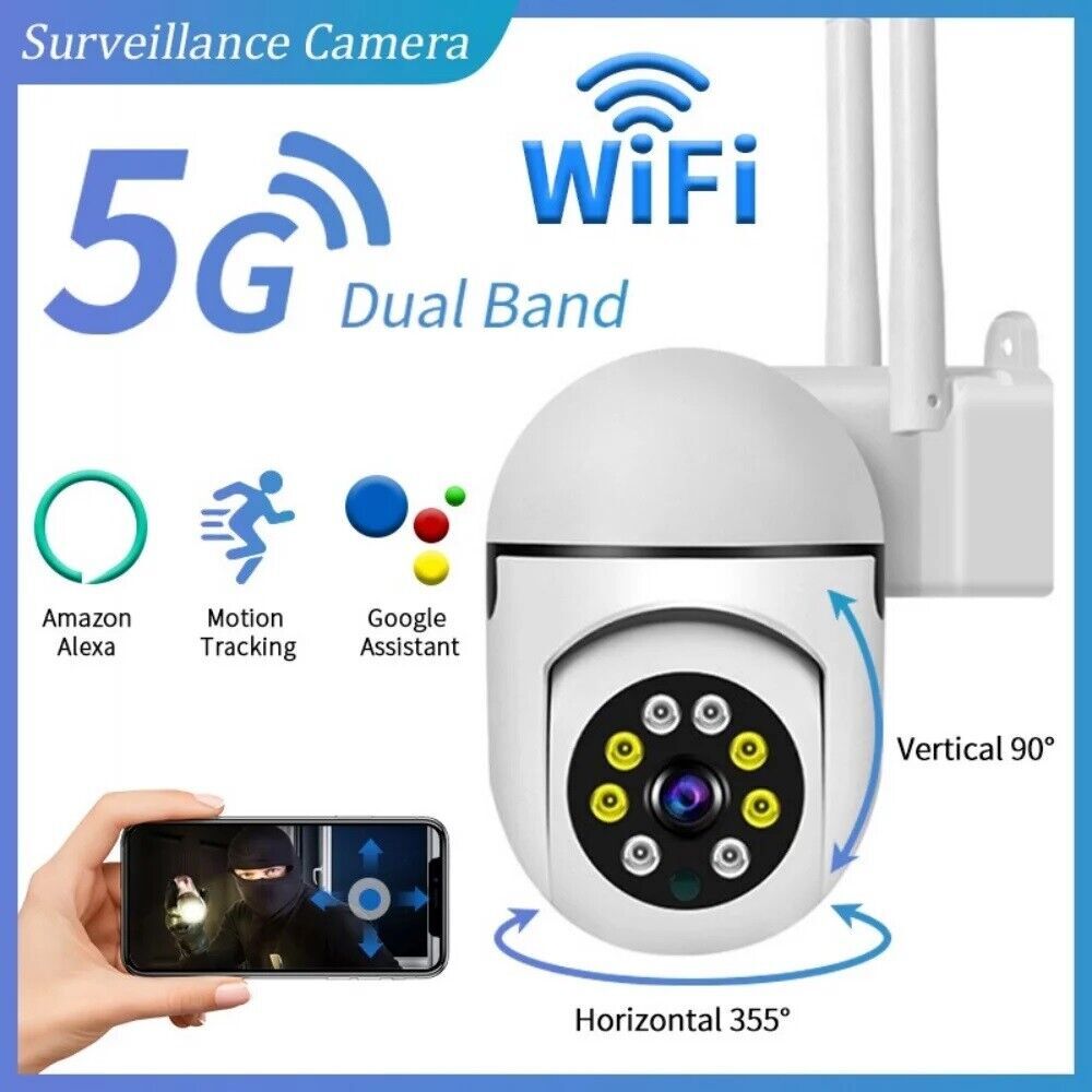 Yi Lot App 5G Wifi IP Security Camera Smart Night Vision Outdoor