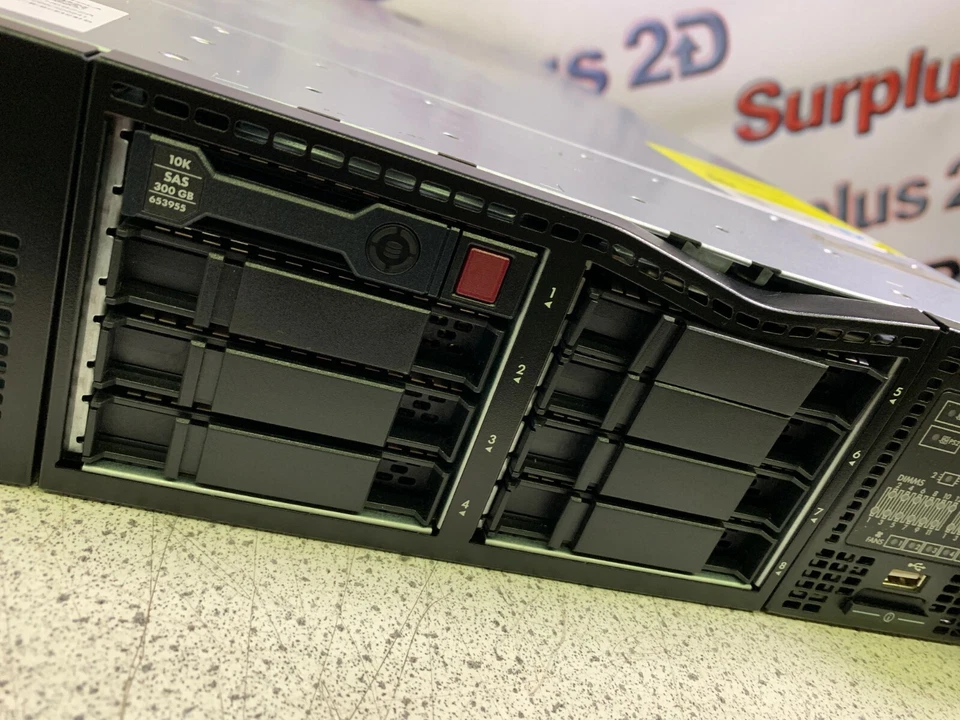 Hewlett Packard DL380P Generation 8 Dual Xeon CPU E5-2670 @ 2.60GHz 32 Threads - Image 3 of 4