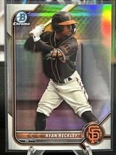 Ryan Reckley San Francisco Giants 2022 Bowman Draft Chrome Refractor