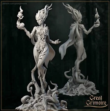 Nysa, the Forest Nymph A | Great Grimoire | RPG D&D Wargaming 3D Printed Mini
