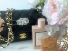 2 Carat diamond princess engagement ring and enhancer