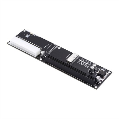 xiwai 8x Oculink SFF-8612 8611 to PCIE PCI-Express 16x Adapter with ATX 24pin