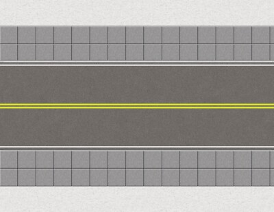 Narrow Road Scenery Sheets for Collectible Village No Pass Town-5 Streets 8.5x11