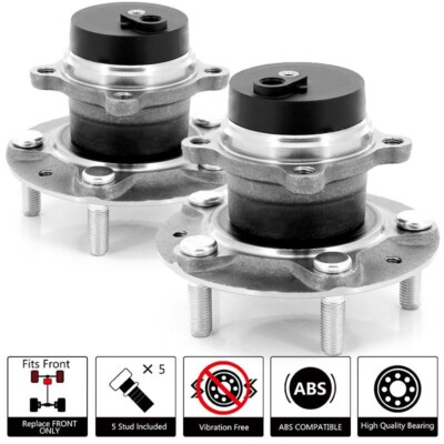 [FRONT(Qty.2)] Wheel Hub Assembly Replacement For 2009-2011 Mazda RX-8 RWD-Model