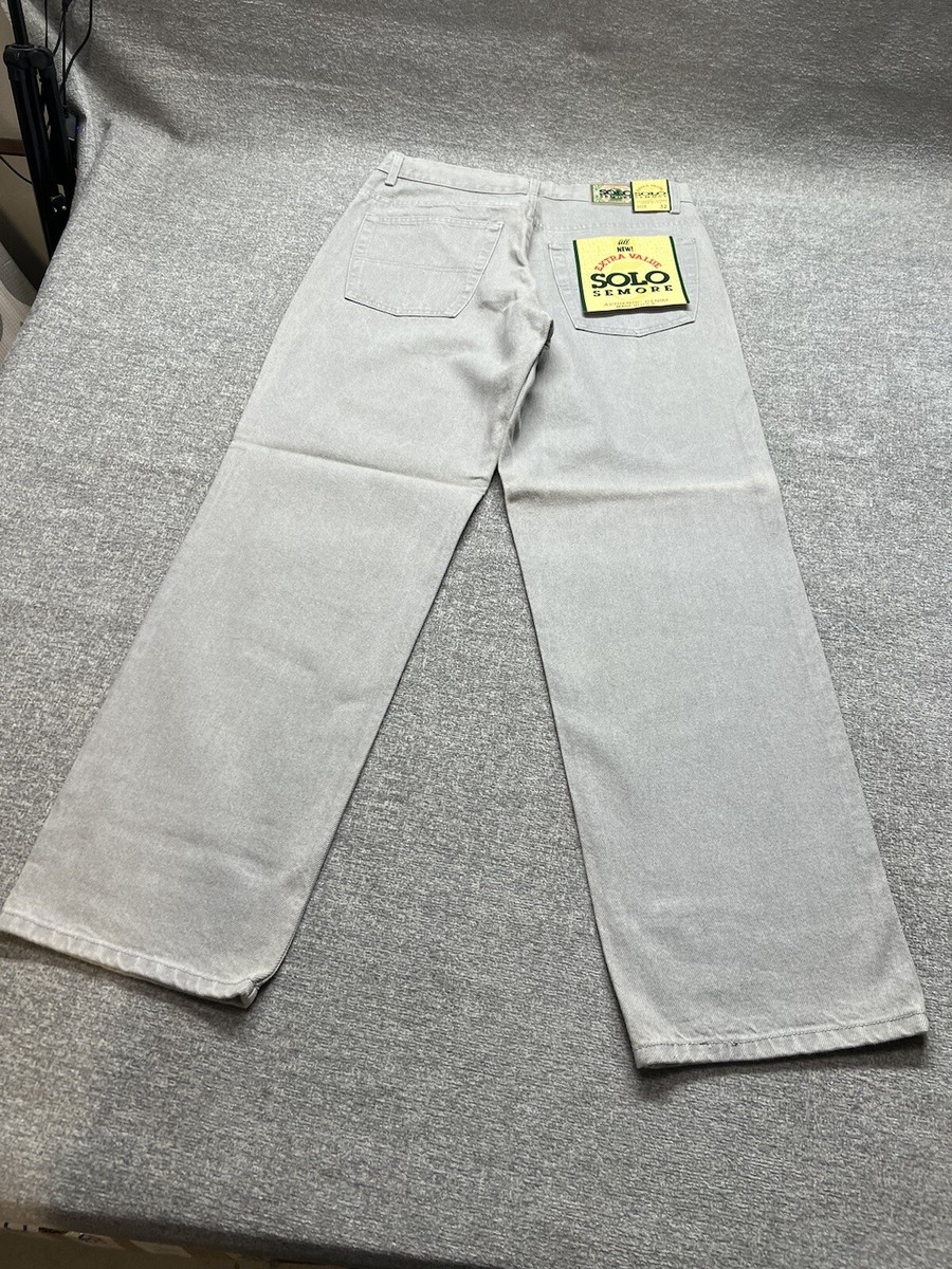 パンツ SoloSemoreDeadstockVintageBaggy 38 90s Vtg 90s Solo Semore Jeans Mens Tag 38 Approx 35x33 Wide