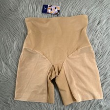 HoneyLove SuperPower Mid-Waist Short Womens Size Large Sand Shapewear Sculpting