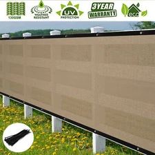 50ft Privacy Screen Fence Garden Heavy Duty Fencing Fabric Shade Mesh Cover Net