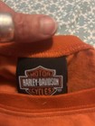 Harley Davidson Orange T-Shirt Women’s Large Denver Colorado — photo 2