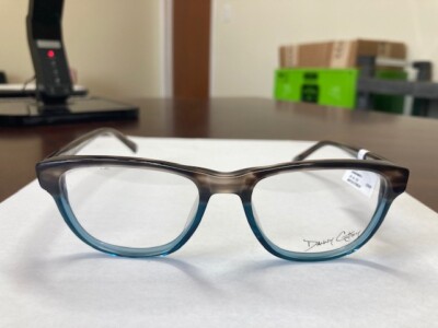 DANNY GOKEY #DG21 WOMEN'S BROWN MARBLE FULL RIM EYEGLASS FRAMES 49-16-135 (00)