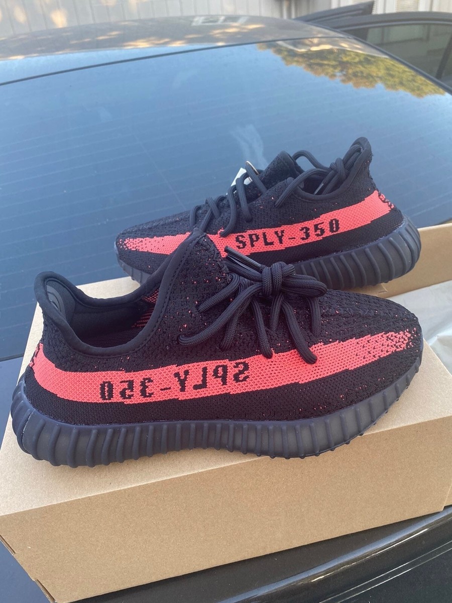 Yeezy red stripe size 8 Size 8.5 - adidas Yeezy Boost 350 V2 Low Red Stripe  main image 4