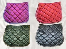 Horse Riding English Saddle Pad- 4 Colors - Thick Padding - Free Shipping
