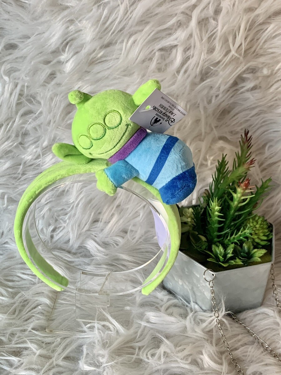 Disney Shanghai Parks Alien Sleeping Plush Ears Headband Toy 