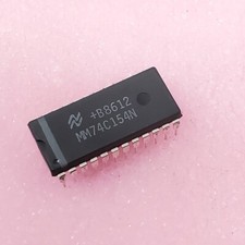 National Semiconductor Corp - MM74C154N - 4 to 16 Line Decoder New 24Pin DIP NEW