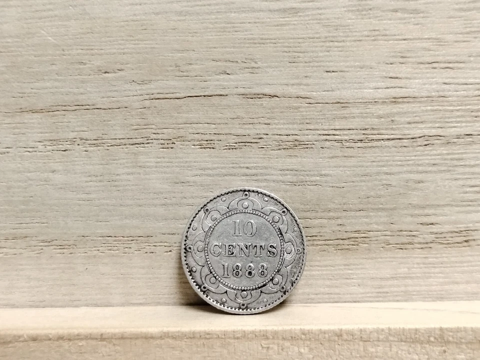 1888 10 Cents Newfoundland Silver Coin (Victoria) - Image 2 of 4