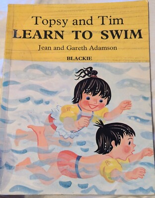 Topsy and Tim Learn to Swim, Jean Gareth Adamson Large Paperback 1973