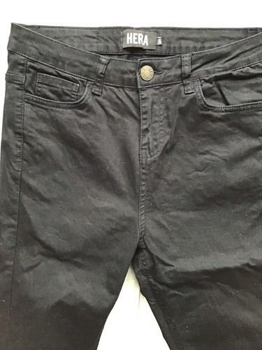 Hera London Herren Skinny Jeans Schwarz Stretch 28 Reg Used Decent Con Gute Passform - Bild 5 von 7