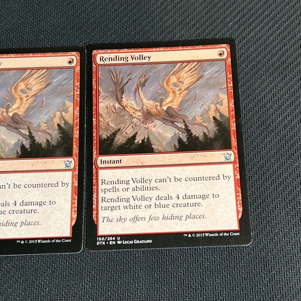Rending Volley Magic The Gathering Mtg Dragons of Tarkir Card 2 - Image 3 of 4