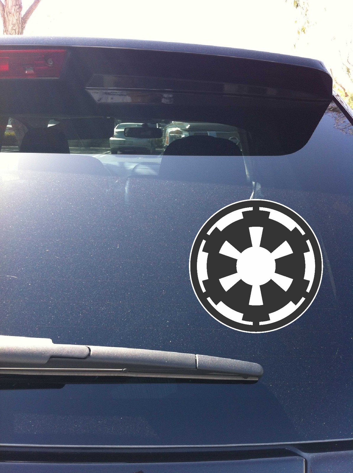 Star Wars Todesstern Wandaufkleber – Vinyl-Aufkleber In Lochform, 50x35 Cm, Wetterfest Für Innen & Außen