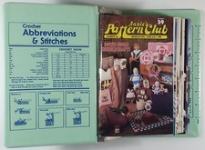 10 VTG magazines ANNIE'S PATTERN CLUB 39 through 49 1986-87 CRAFT
