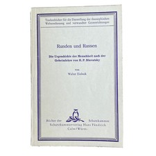 Runden Und Rassen Urgeschichte der Menschheit Nach Geheimlehre Blavatsky Buch