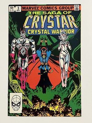 Saga of Crystar # 3 - Dr. Strange - Michael Golden Cover - Higher Grade VF