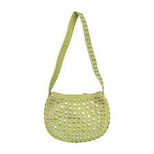 Marni Lime Studded Bag Green