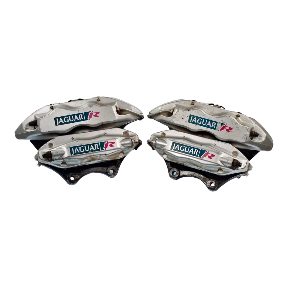 Juego de pinzas de freno delanteras traseras Jaguar XJ XJR S 2003 2004 2005 tipo R + L Brembo Foto 3 de 4