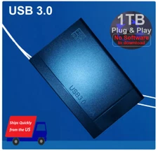 PS4 External Game drive 1TB Portable for all Models USB 3.0 Hard Drive Extended