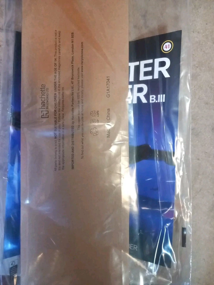 Hachette Build The Lancaster Bomber Model,#41,Scale 1:32,Create,Build,Large Part