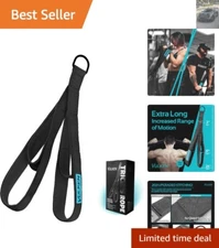 Ergonomic Triceps Extension Straps - Dual Length Pull Down Rope for Home Gym
