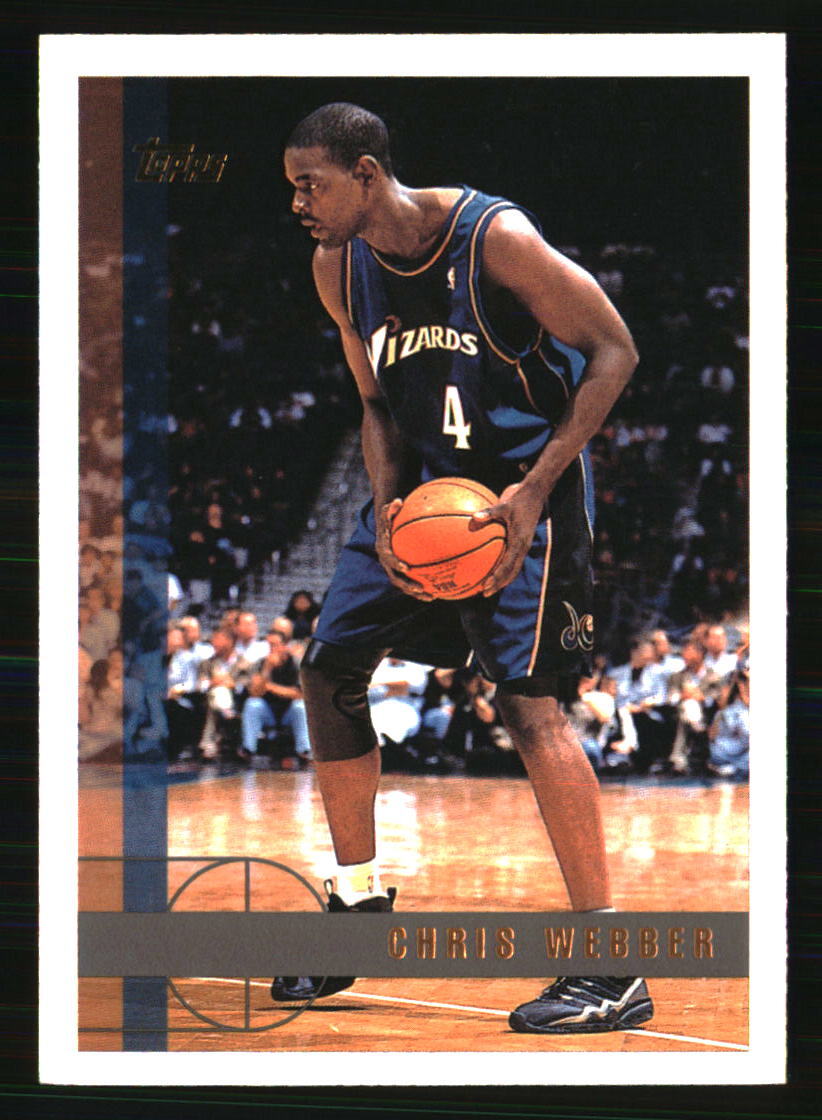 Chris Webber 1997-98 Topps #185 BASKETBALL Card