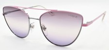 Vogue VO4130S 548/0J Women's Sunglasses Cat Eye Silver Pink / Grey Gradient