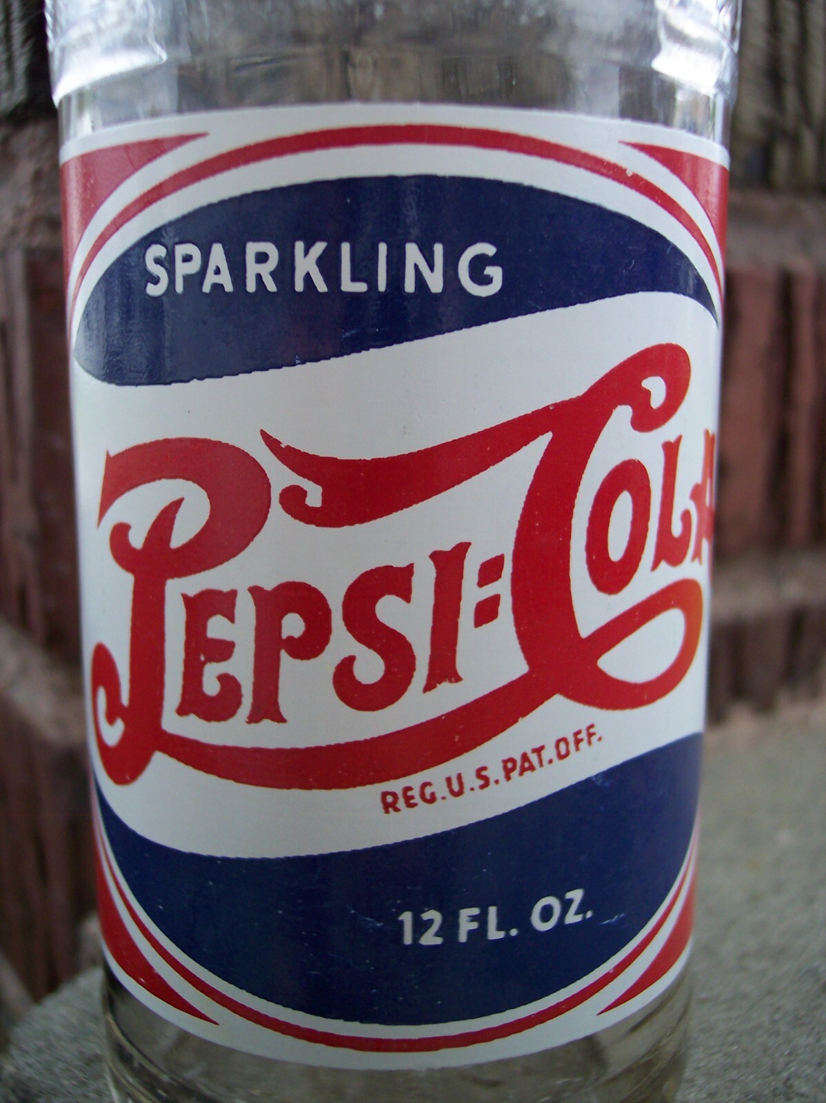 PEPSI COLA SODA BOTTLE 12oz 1946 MERCED CALIFORNIA PEPSI POP BOTTLE