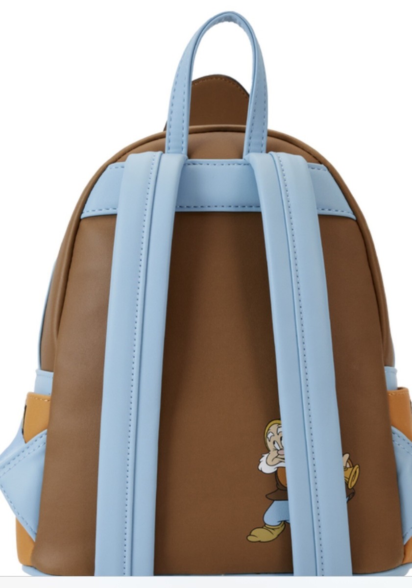 Loungefly Disney Snow White Seven Dwarfs Happy Mini Backpack 