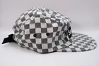 CHAPEAU CASQUETTE DE CAMP EN DAMIER SUPRÊME SS18 NOIR NEUF LOGO JORDAN KOBE DUNK BOX
