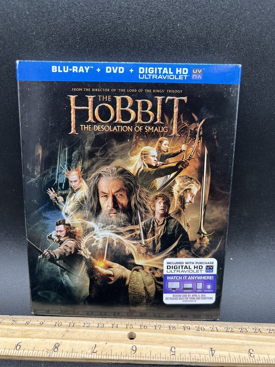 Pre-Owned The Hobbit: The Desolation of Smaug [Extended Edition] [5 Discs]  [UltraViolet] (DVD 0794043180521) directed by Peter Jackson, image size:900x1200