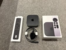 Apple TV 4K (3rd Generation) 64GB Wi-Fi - Black (MN873B/A) - No Siri remote
