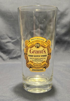 Vintage Grant s Scotch Whisky Highball Glass William Grant & Sons Scotland...