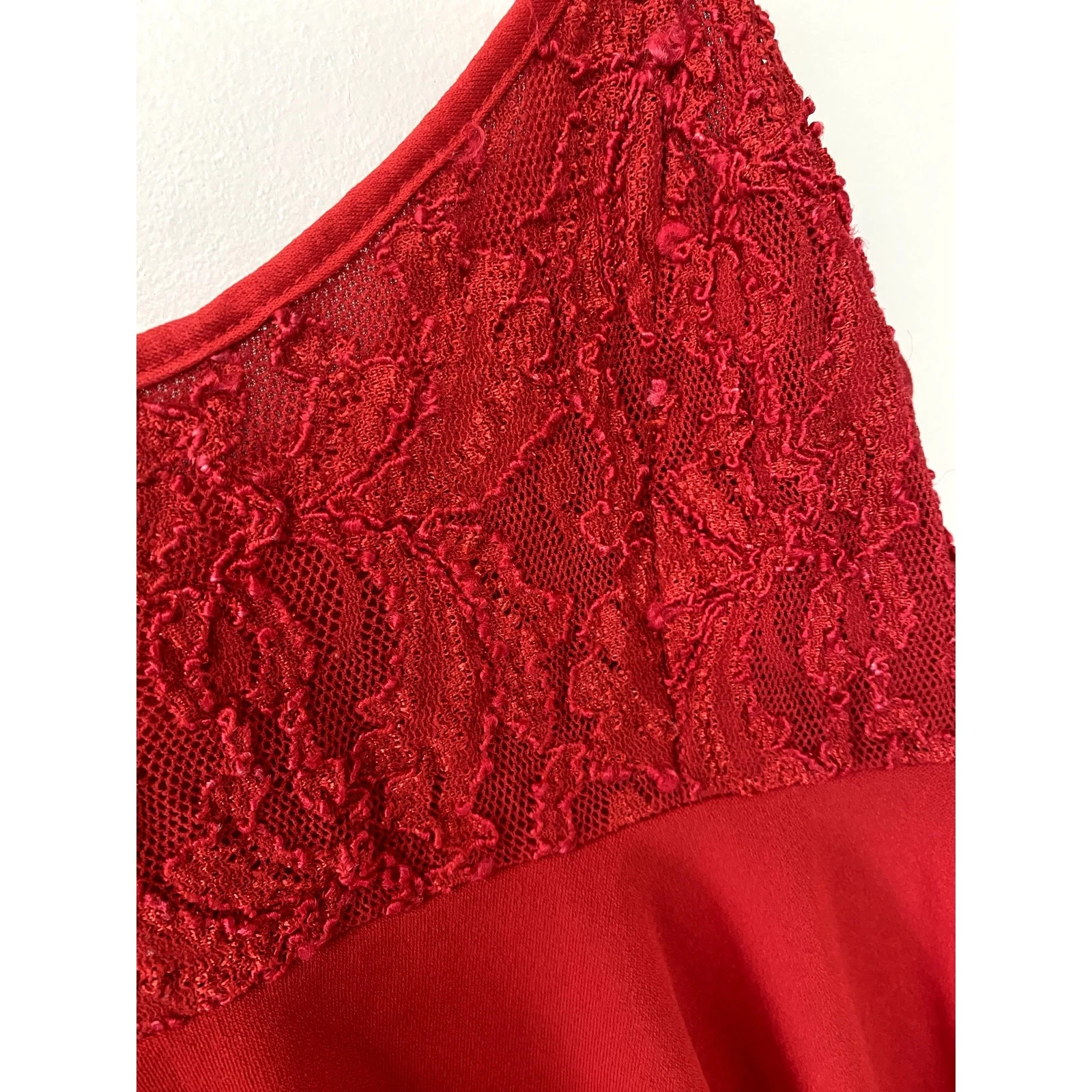 UNDERCOVER Vestito Slip Babydoll Vintage G Label Victoria's Secret Rosso Piccolo