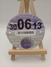 MERCEDES PLG 2013 Original Stamped Old Road Car Cars Tax Disc Retro Discs Rare