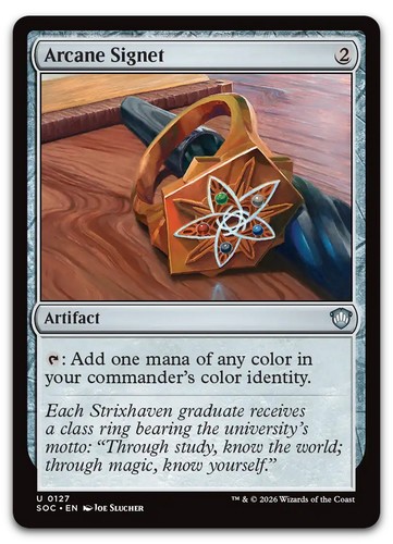 Arcane Signet 127 Commander: Secrets of Strixhaven