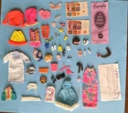 Vintage Original Francie Barbie 1960s Clothing Accessory Lot Japan Shoes Clothes