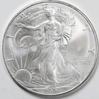 2000 American Silver Eagle (BU) - AUTHENTIC - In a Capsule to Protect It!