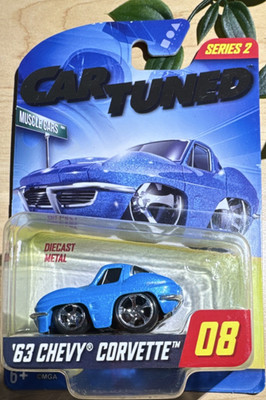 MGA CarTuned Series 2 1963 Chevy Corvette Blue Diecast Metal #08