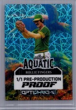 Rollie Fingers 2025 Leaf Optichrome Baseball 1/1 Pre Production Proof